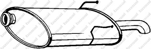 Tłumik, tylna część Peugeot 406 kombi (8E, F) (1996 - 2004) cena, od 82,18 USD