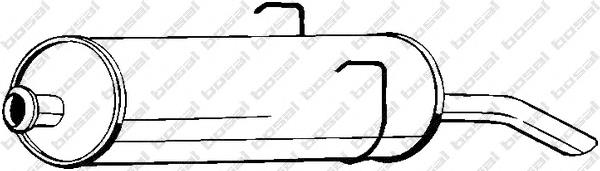 Tłumik, tylna część Peugeot 405 I sedana (15B) (1987 - 1992) cena, od 72,12 USD