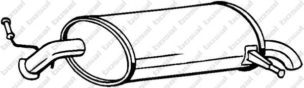 Tłumik, tylna część Citroen C5  III  kombi (RW) (2008 - 2017) cena, od 107,35 USD