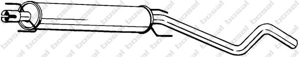 Tłumik, środkowa część Opel 5852261 cena, od 61,76 USD
