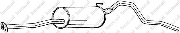 Tłumik, tylna część Toyota Hilux ulec poprawie (N) (1983 - 2005) cena, od 131,07 USD