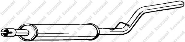 Tłumik, środkowa część VAG 2K0253209P cena, od 64,56 USD