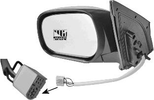 Lusterko wsteczne prawe Toyota RAV4 3 A3