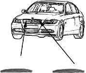 Listwa ochronna maski BMW 3 E91