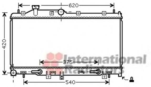 Chłodnica silnika Subaru 45111AG000 cena, od 131,41 USD