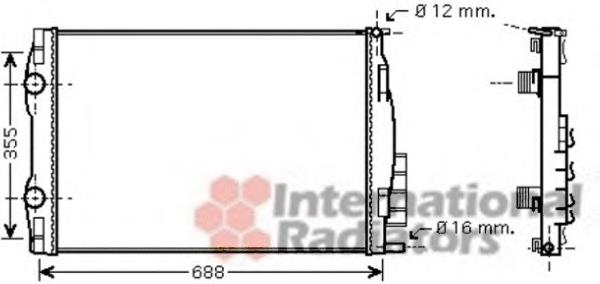 Chłodnica silnika Polcar 601308A1 cena, od 85,13 USD