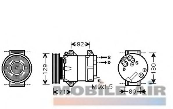 Sprężarka klimatyzacji Nissan/Infiniti 8200600110 cena, od 197,50 USD