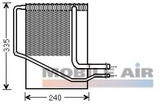 Do koszyka Parownik klimatyzacji Chrysler Voyager III RG, RS