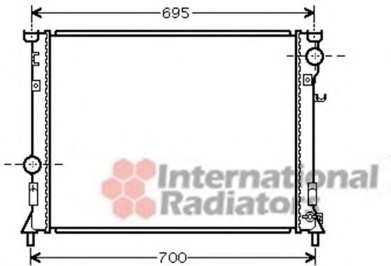 Chłodnica silnika Chrysler 5137691AA cena, od 114,44 USD