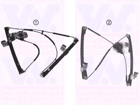 Mechanizm podnoszenia szyby drzwi przednich lewych VAG 6N4837401 cena, od 31,31 USD