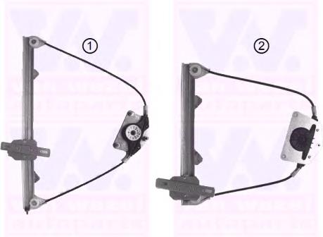 Mechanizm podnoszenia szyby drzwi przednich lewych 301121 Miraglio