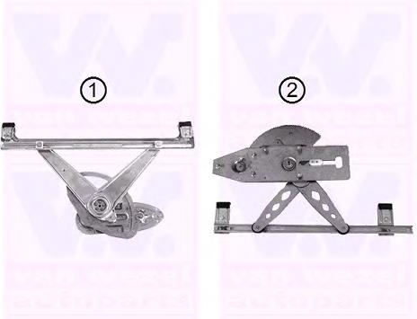 1736144 Ford Mechanizm podnoszenia szyby drzwi przednich prawych