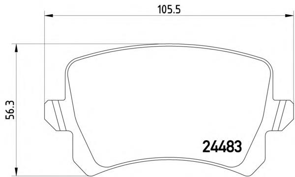 Okładziny (klocki) do hamulców tarczowych tylne ATE 13047026212 cena, od 33,38 USD