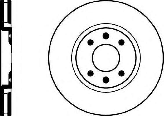 Do koszyka 00004249J1 Peugeot/Citroen Tarcza hamulcowa przednia