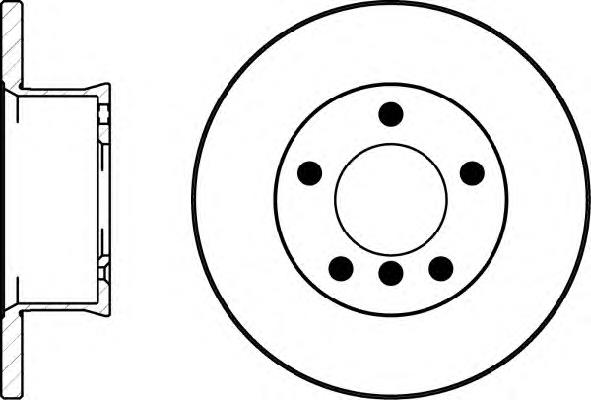 Tarcza hamulcowa przednia 4604210012 Mercedes