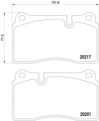 Klocki hamulcowe przednie tarczowe VALEO 302423 cena, od 59,41 USD