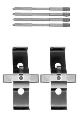 Zestaw sprężynek do mocowania klocków tarczowych przednich VAG 8J0698269 cena, od 17,27 USD
