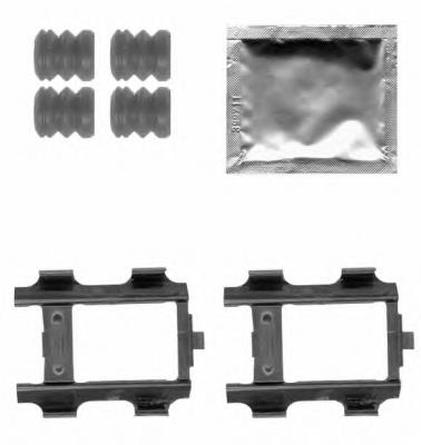 Zestaw sprężyn do mocowania tylnych klocków tarczowych Mercedes 0004217391 cena, od 7,70 USD