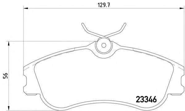 Klocki hamulcowe przednie tarczowe VALEO 302018 cena, od 36,32 USD