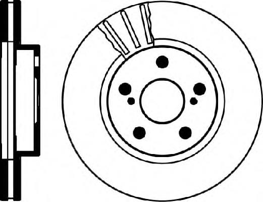 92077400 Textar Tarcza hamulcowa przednia
