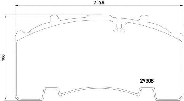 Okładziny (klocki) do hamulców tarczowych tylne SAF 3057008500 cena, od 107,78 USD