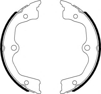 Klocki hamulca ręcznego 43053TL0G50 Honda