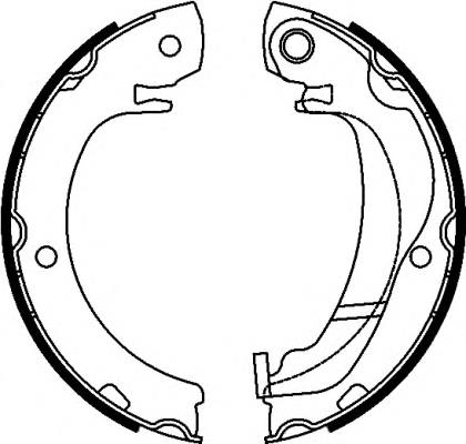 Klocki hamulca ręcznego Toyota 044950F030 cena, od 31,77 USD