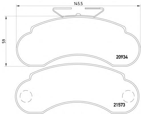 2157302 Textar Klocki hamulcowe przednie tarczowe
