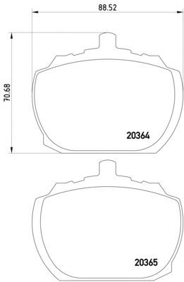 5018907 Ford Klocki hamulcowe przednie tarczowe