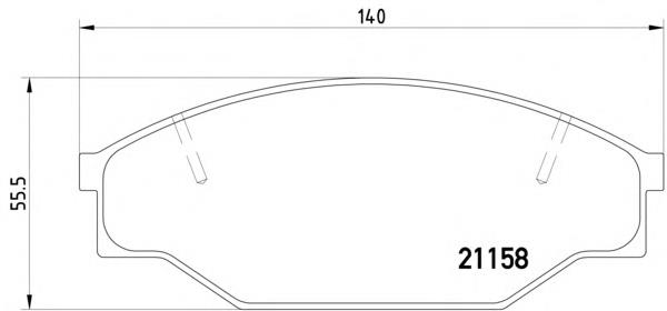 Klocki hamulcowe przednie tarczowe Toyota 0449135200 cena, od 33,40 USD
