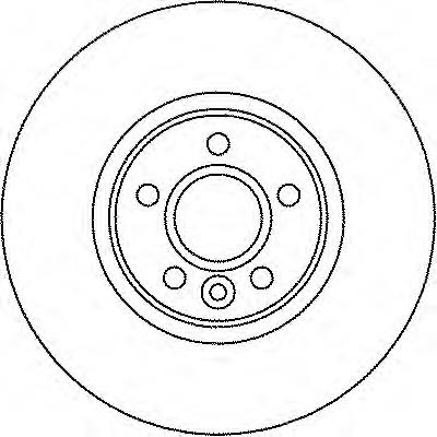 Tarcza hamulcowa przednia Volvo 307690610