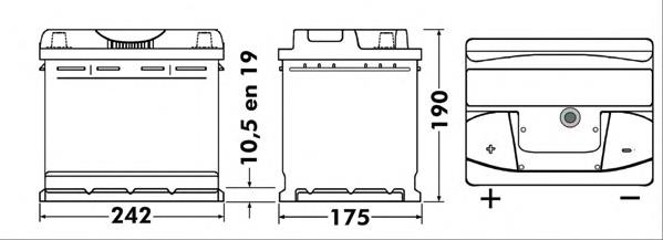 Bateria (akumulator) Chrysler 68065529AA cena, od 105,05 USD