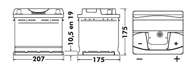 Do koszyka EB442 Exide Bateria (akumulator)