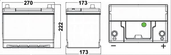 EA754 Exide Bateria (akumulator)