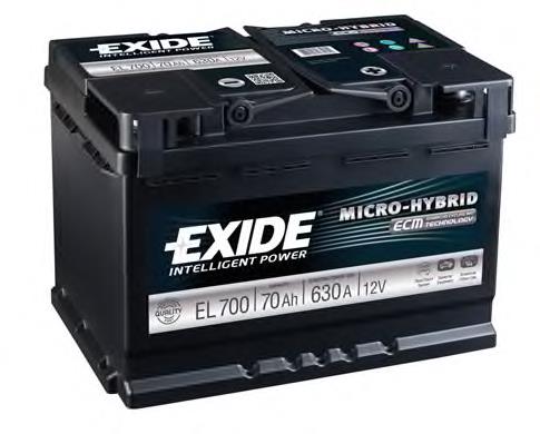EL700 Exide Bateria (akumulator)