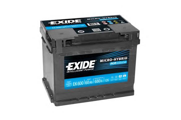 EK600 Exide Bateria (akumulator)