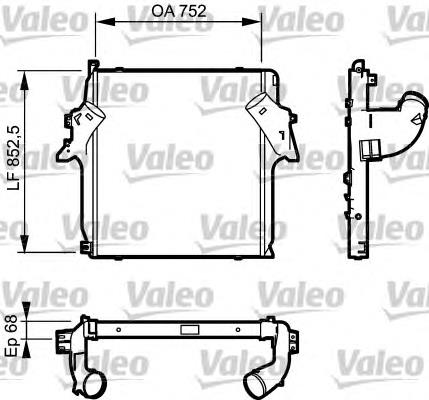 Chłodnica intercoolera Mercedes A9425010901 cena, od 669,32 USD