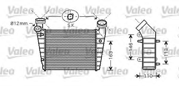 Chłodnica intercoolera 8D0145805B VAG