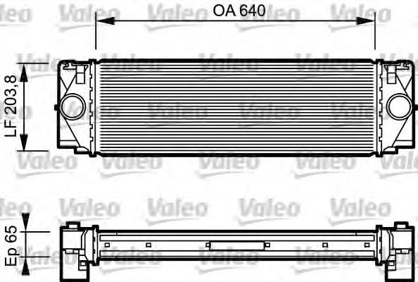 817994 VALEO chłodnica intercoolera