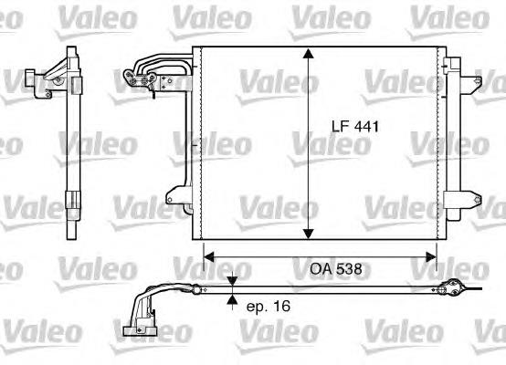 817806 VALEO Chłodnica klimatyzacji