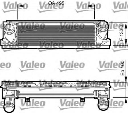 818261 VALEO Chłodnica intercoolera