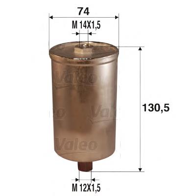Do koszyka 587215 VALEO Filtr paliwa