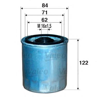 Do koszyka 587738 VALEO Filtr paliwa