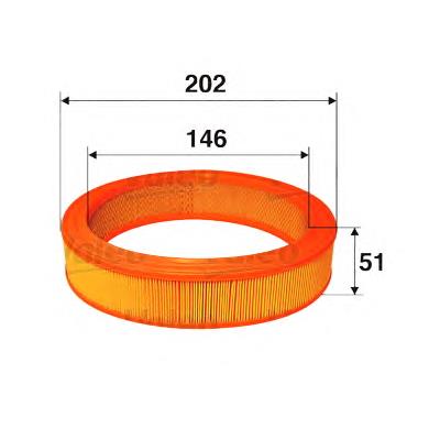 Do koszyka 1504387 Ford Filtr powietrza