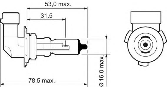 Żarówka halogenowa General Motors 13503417 cena, od 5,22 USD
