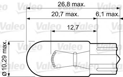 4075423 Ford Żarówka lampy pozycyjnej przedniej