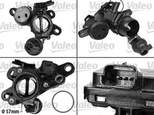 9806731880 Peugeot/Citroen Przepustnica, komplet