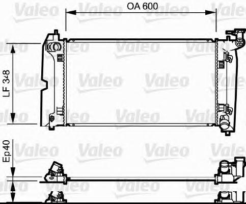 Chłodnica silnika Toyota 16410YZZ07 cena, od 93,87 USD