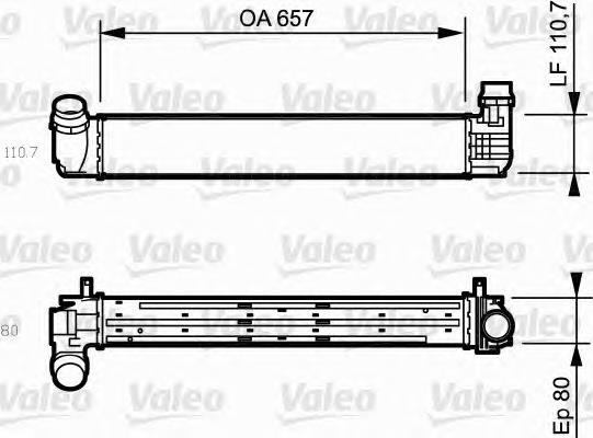 Chłodnica intercoolera Renault (RVI) 144968999R cena, od 127,15 USD