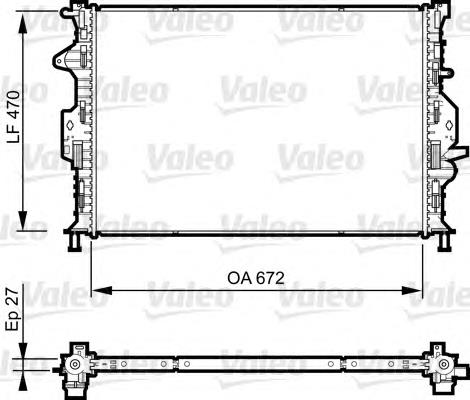 735374 VALEO chłodnica silnika